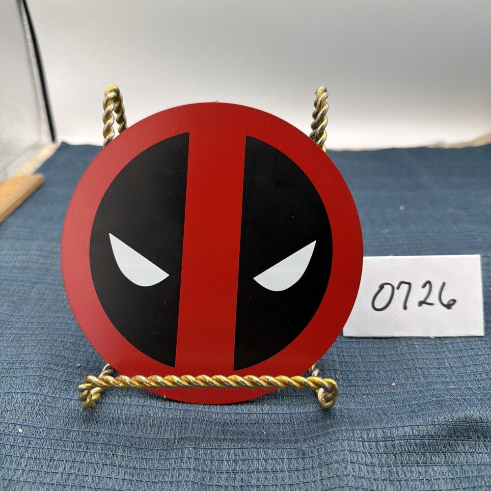 DeadPool Plaque – 3D Printed – Enthusiast Decor - Wall or Desk Art